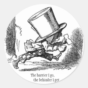 Der Hurrikan, den ich anziehe Runder Aufkleber