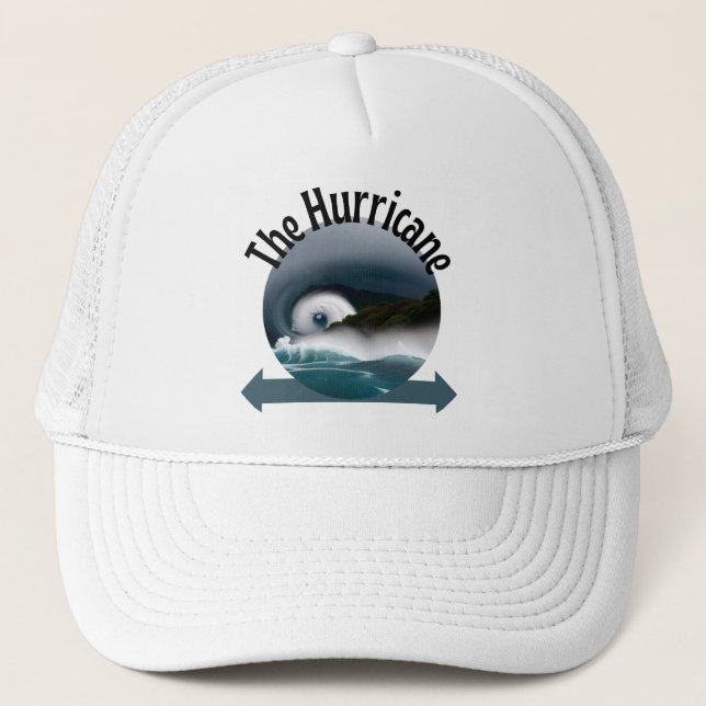 Der Hurrikan-Hut Truckerkappe (Vorderseite)