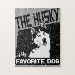 Der Husky ist mein Lieblingshund, der sibirische H Puzzle