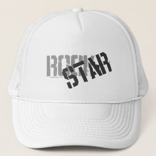 Der Hut des Rockstar-weißen Fernlastfahrers, Truckerkappe