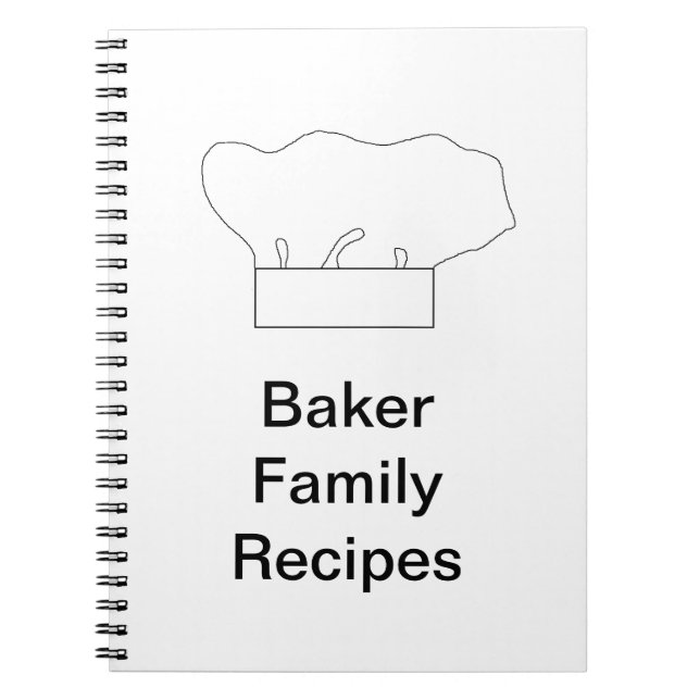 Der Hut-" Notizbuch "des Koch Notizblock (Vorderseite)