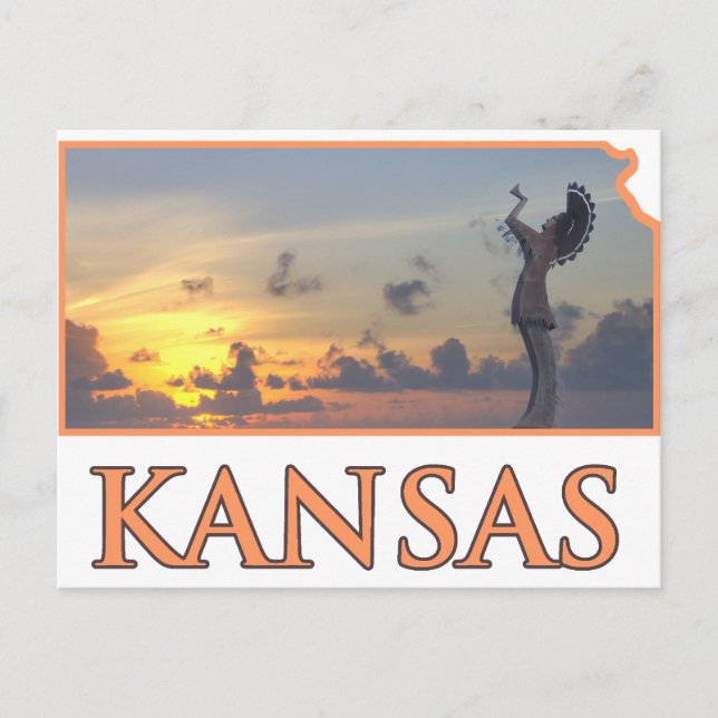 Der Hüter der Ebenen Postkarte (Vorderseite)