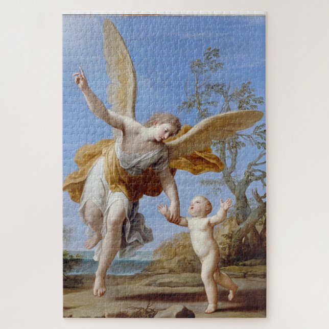 Der Hüterangel von Marcantonio Franceschini Puzzle (Vertikal)