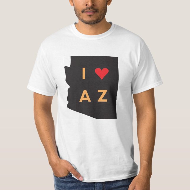 Der i-Liebe-Arizona-T - Shirt (Vorderseite)