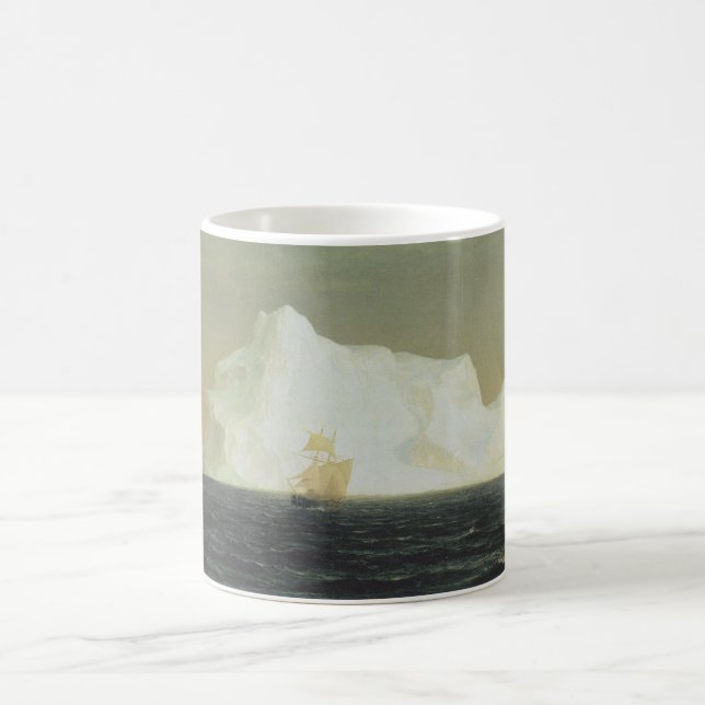 Der Iceberg (von der Frederic Edwin Church) Kaffeetasse (Mittel)