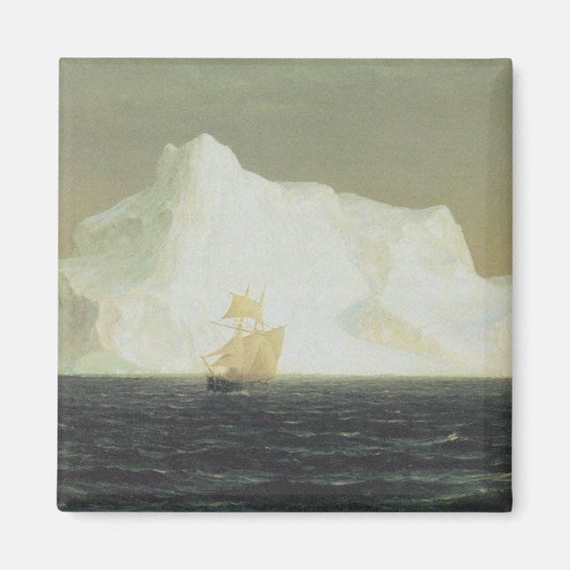 Der Iceberg (von der Frederic Edwin Church) Magnet (Vorne)