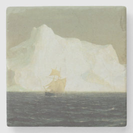 Der Iceberg (von der Frederic Edwin Church) Steinuntersetzer