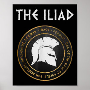Der Iliad-Zorn des Trojanischen Krieges mit Achill Poster