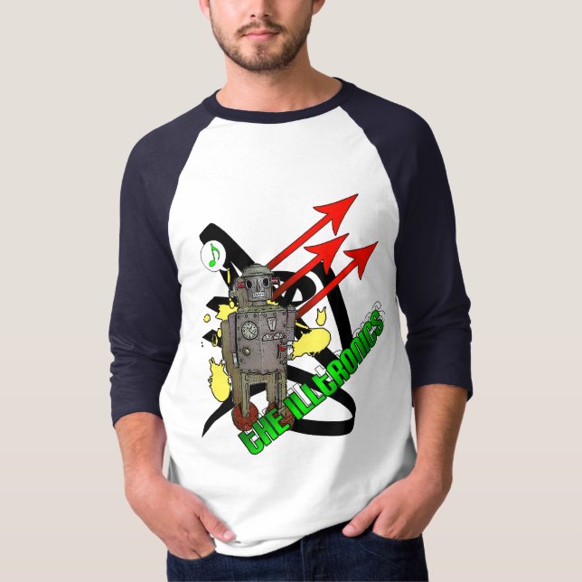Der Illtronics Musik-Roboter T-Shirt (Vorderseite)