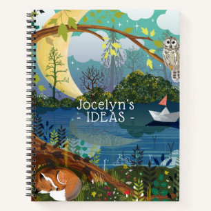 Der Illustrierte Forest River Fox Notizbuch