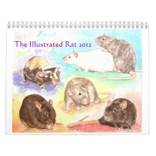 Der illustrierte Ratten-Porträt-Kalender 2012 Kalender