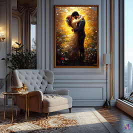 Der Impressionist Inspiriert den Kuss Poster