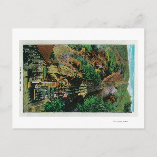 Der Incline am Berg LoweMt. Lowe, CA Postkarte (Vorderseite)