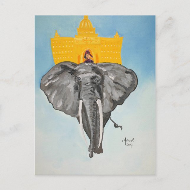 Der Indische Gesandte Postkarte (Vorderseite)