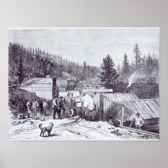 Der Indische Krieg, die Todholzstadt Poster (Vorne)