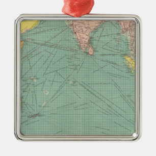 Der Indische Ozean 3 Ornament Aus Metall
