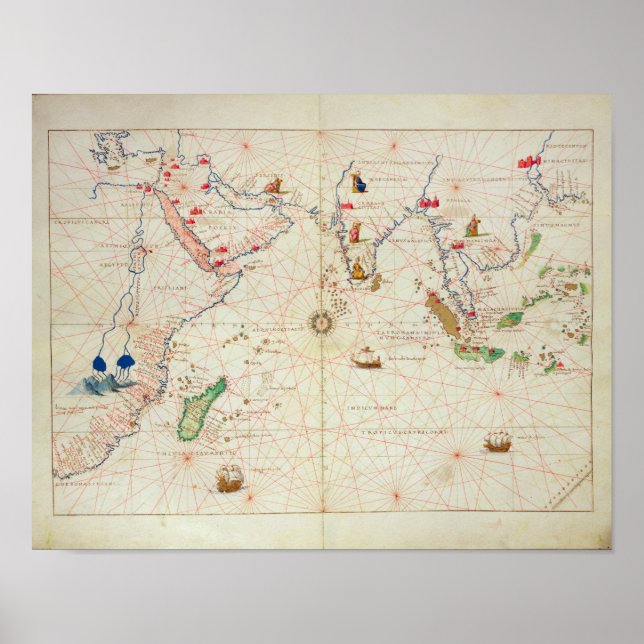 Der Indische Ozean Poster (Vorne)