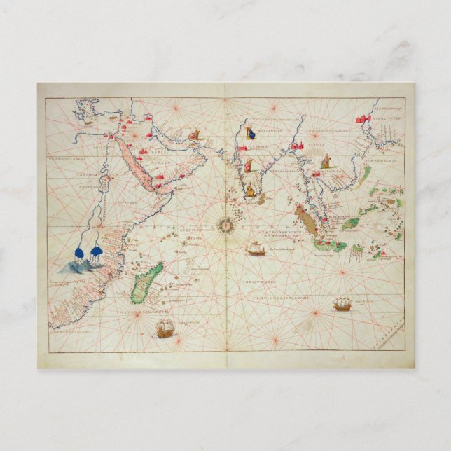 Der Indische Ozean Postkarte (Vorderseite)