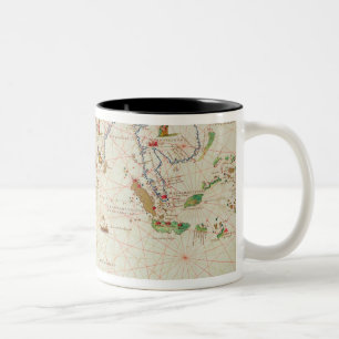 Der Indische Ozean Zweifarbige Tasse