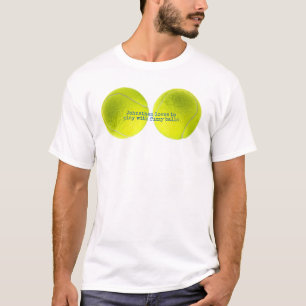 Der individuell anpassbare Tennis Fuzzy Ball Playe T-Shirt