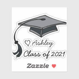 Der Individuelle Name des Abschlusses Personalisie Aufkleber