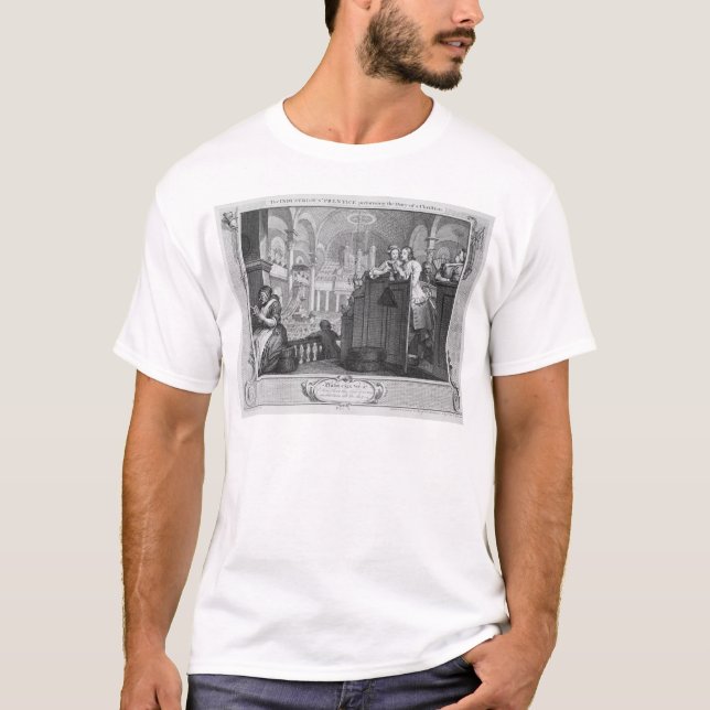 Der Industrious 'Lehrling darstellend T-Shirt (Vorderseite)