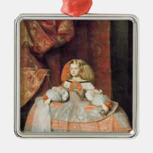 Der Infanta Maria Marguerita im Rosa Silbernes Ornament
