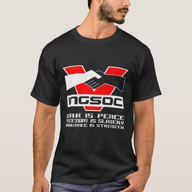 Der INGSOC-Krieg ist das Hemd der Friedensmänner T-Shirt (Vorderseite)