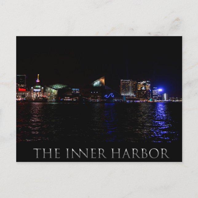 Der Innenhafen in Baltimore Postkarte (Vorderseite)