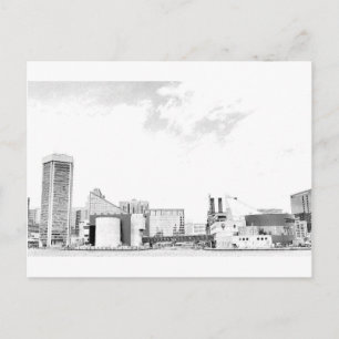 Der Innenhafen von Baltimore Postkarte