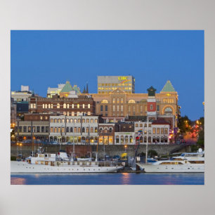 Der Innenhafen von Victoria British Columbia Poster