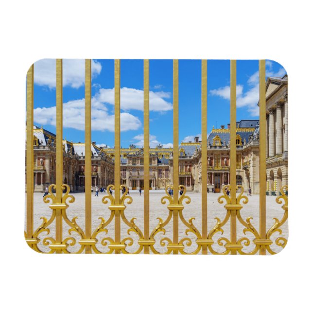 Der Innenhof des Versailles Palace durch das Tor Magnet (Horizontal)
