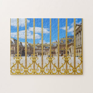 Der Innenhof des Versailles Palace durch das Tor Puzzle