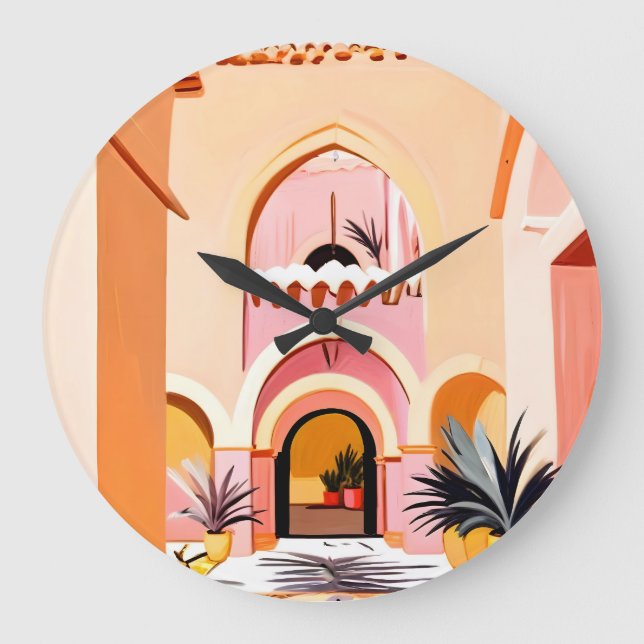 Der Innenhof Große Wanduhr (Vorderseite)