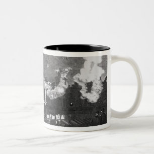 Der Innenraum des Forts Sumter während Zweifarbige Tasse