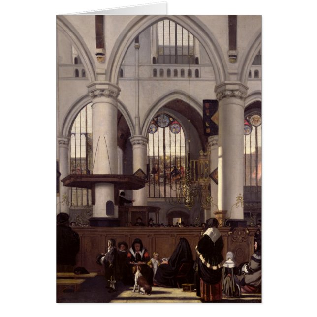 Der Innenraum von Oude Kerk, Amsterdam, c.1660 (Vorne)