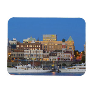 Der innere Hafen in Victoria British Columbia Magnet