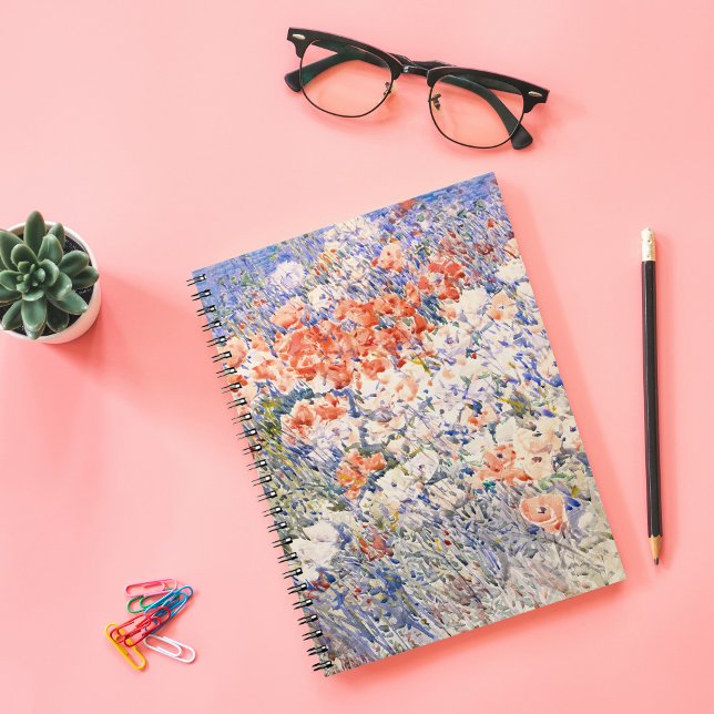 Der Inselgarten | Childe Hassam Notizblock (Von Creator hochgeladen)