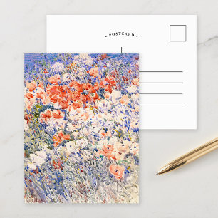Der Inselgarten   Childe Hassam Postkarte