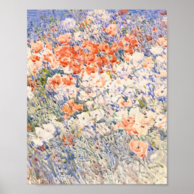 Der Inselgarten von Childe Hassam.  Poster (Vorne)