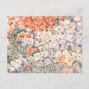 Der Inselgarten von Childe Hassam. Postkarte