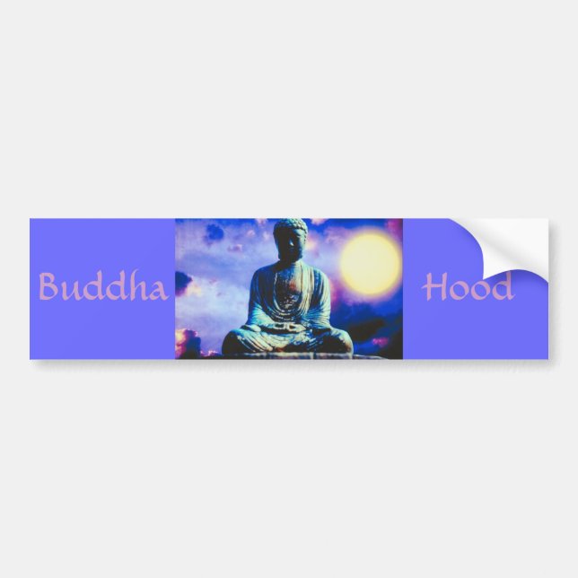 Der inspirierende Buddha Autoaufkleber (Vorne)