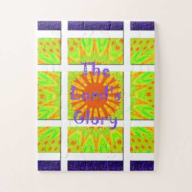 Der inspirierte Text des Herrn Puzzle (Vertikal)