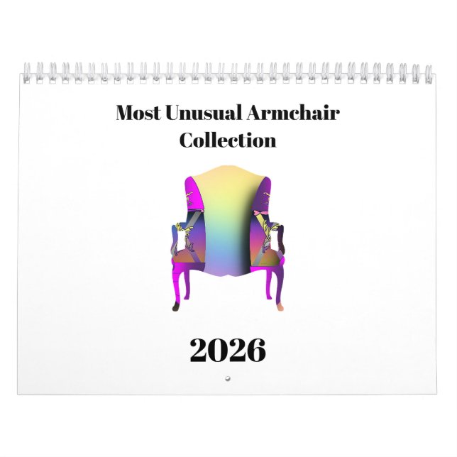 Der interessanteste Sessel-Sammlungenkalender Kalender (Titelbild)