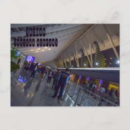 Der internationale Flughafen Taoyuan in Taiwan Postkarte