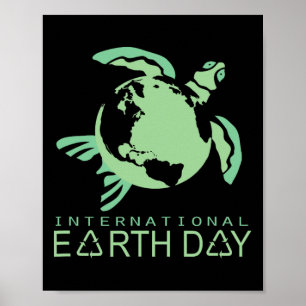 Der Internationale Tag der Erde schützt alle unser Poster