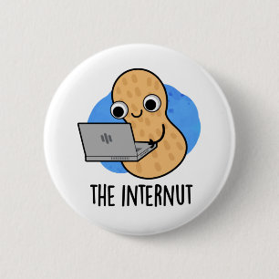 Der Internut Funny Internet Peanut Pub Button