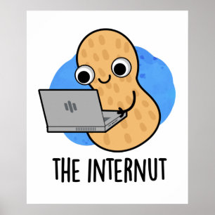 Der Internut Funny Internet Peanut Pub Poster