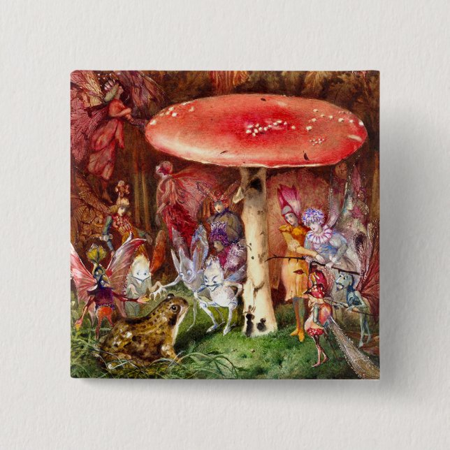 Der Intruder John Anster Fitzgerald Button (Vorderseite)