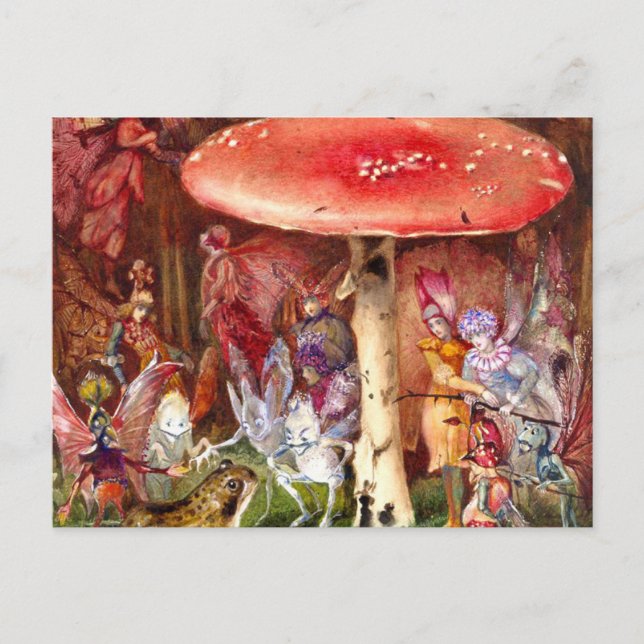 Der Intruder John Anster Fitzgerald Feiertagspostkarte (Vorderseite)